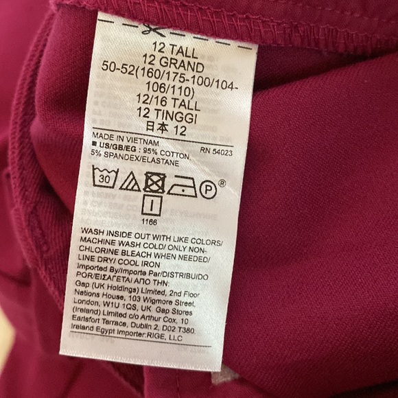 Gap Women’s Dress Pants Size 12 tall   NWT - Picture 4 of 7